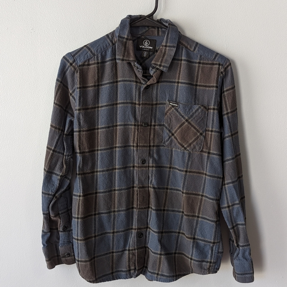 Boys Volcom Plaid Flannel
